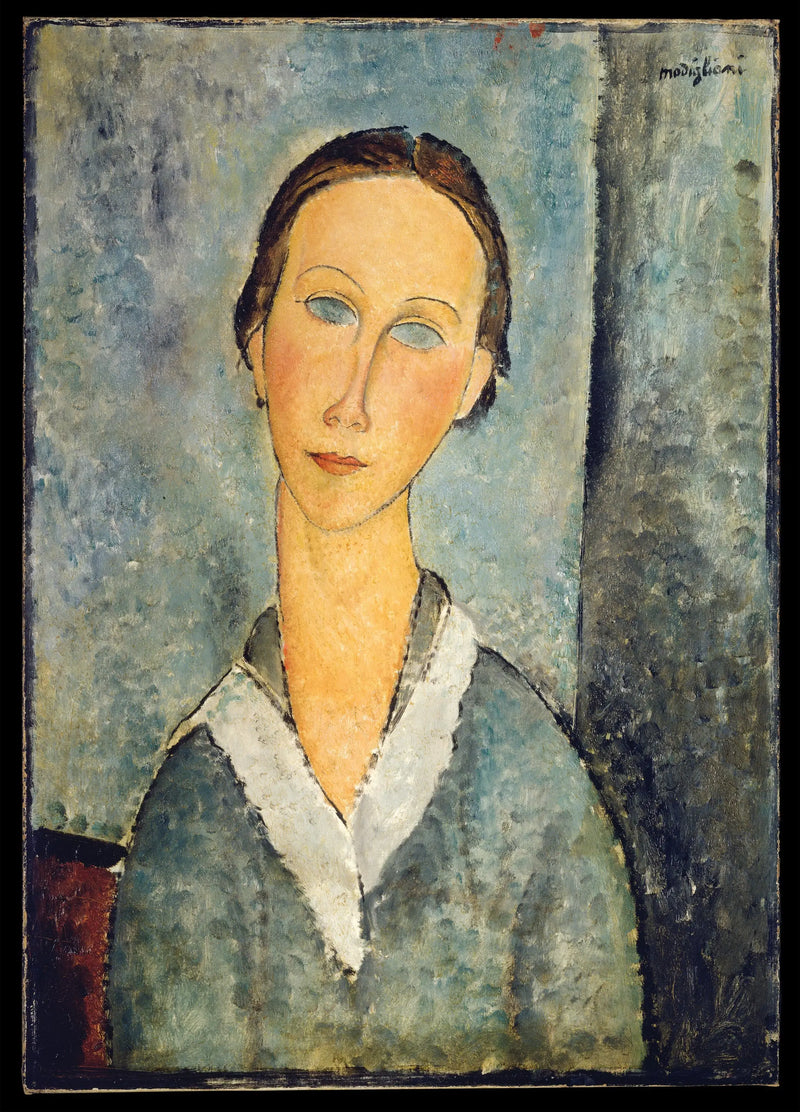 Meisje in zeemansoverhemd - Amedeo Modigliani