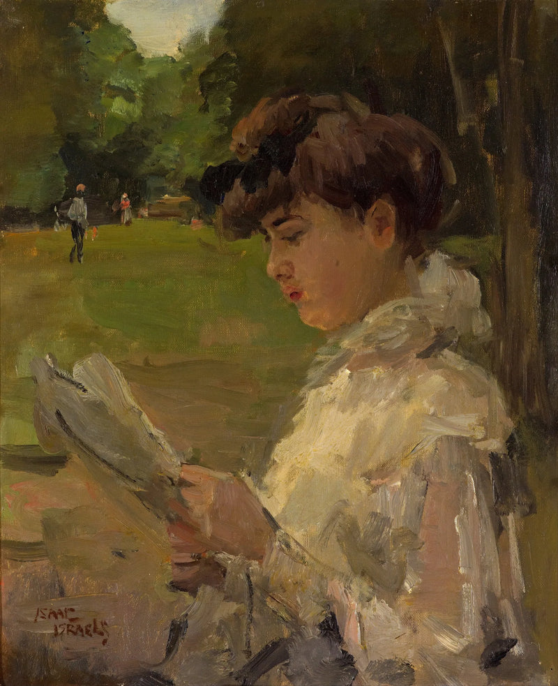 Meisje lezend - Isaac Israëls