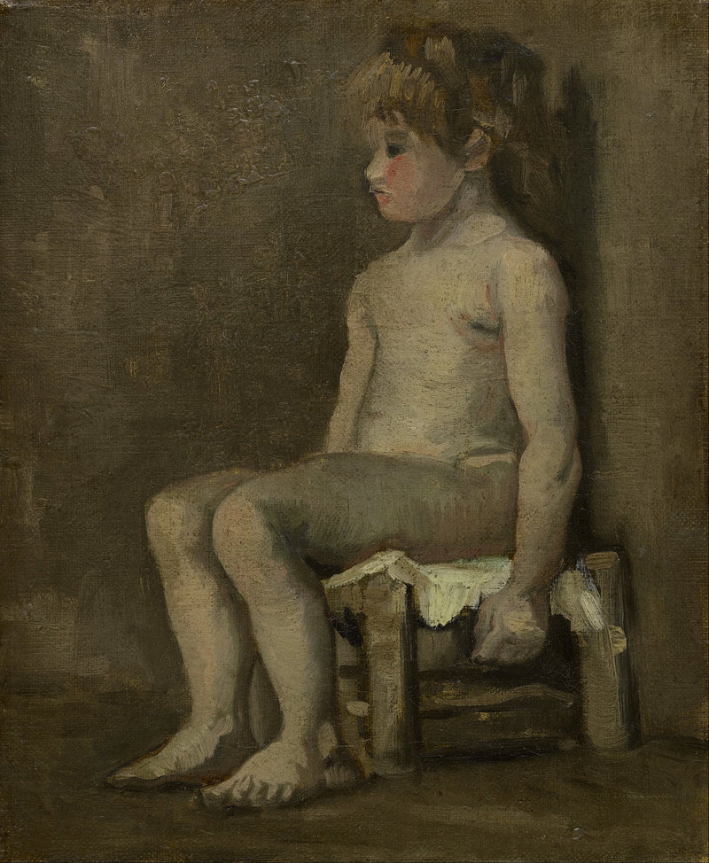 Naakte meisje, zittend - Vincent van Gogh