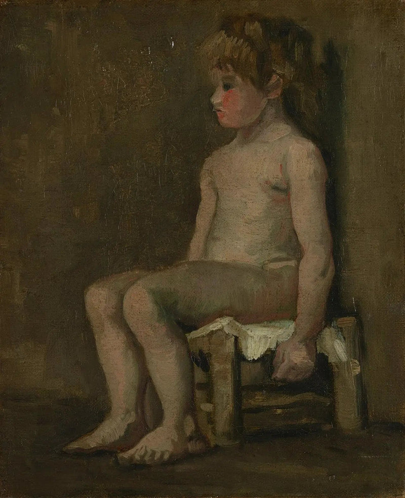 Naakte meisje, zittend - Vincent van Gogh