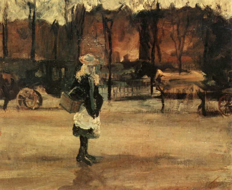 Meisje op straat - Vincent van Gogh