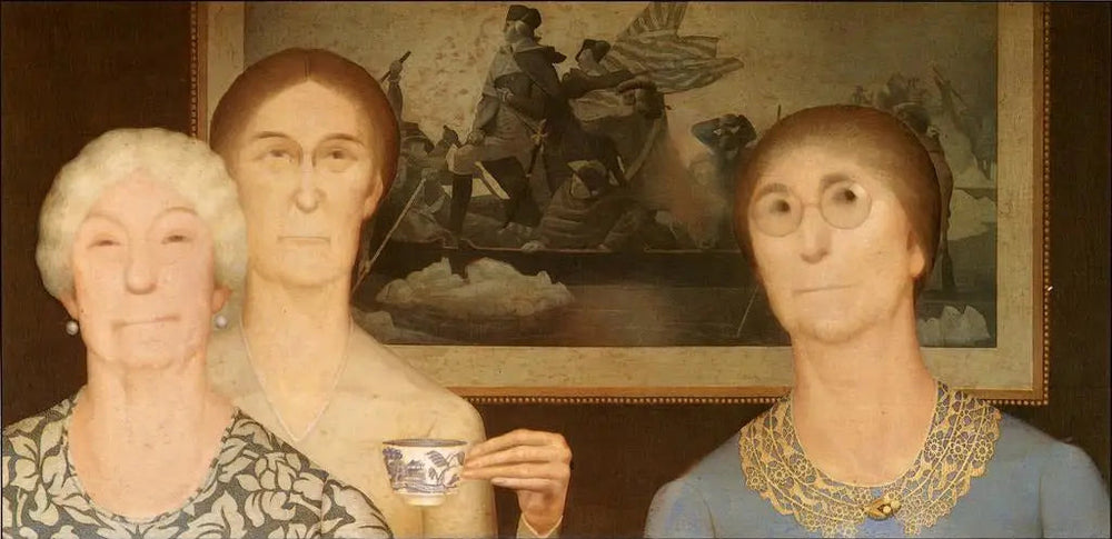 Filles de la Révolution - Grant Wood - Alpha Reproduction