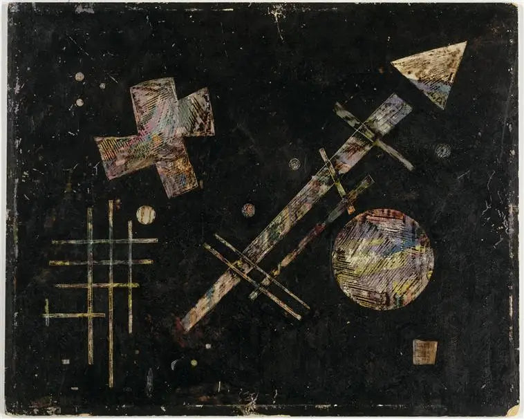 Fils isolés - Vassily Kandinsky image 1 copie peinte à la main à l’huile
