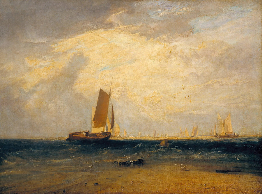 Vissen op de Blythe-Sand, Getijde Zet In - J. M. W. Turner