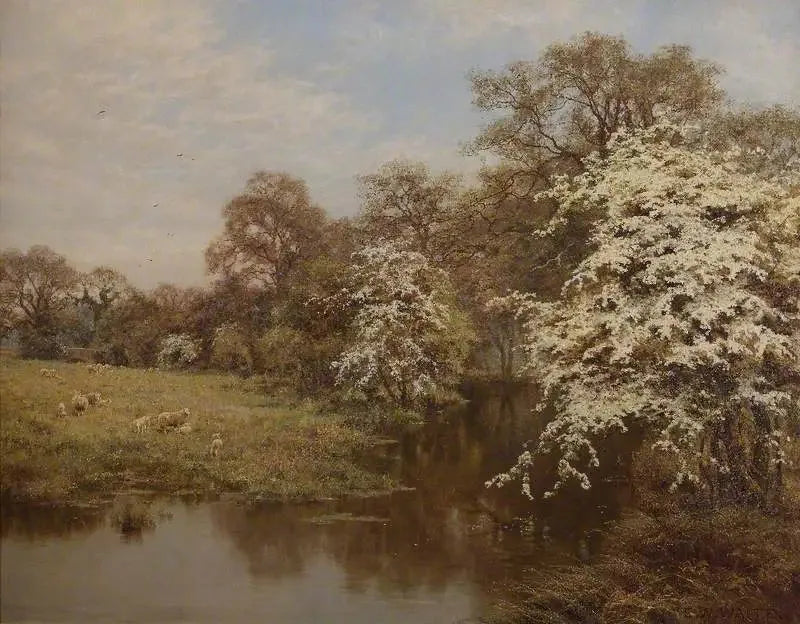 Meidoornbloemen - Edward Wilkins Waite

Source:
Fleurs d'aubépine - Edward Wilkins Waite