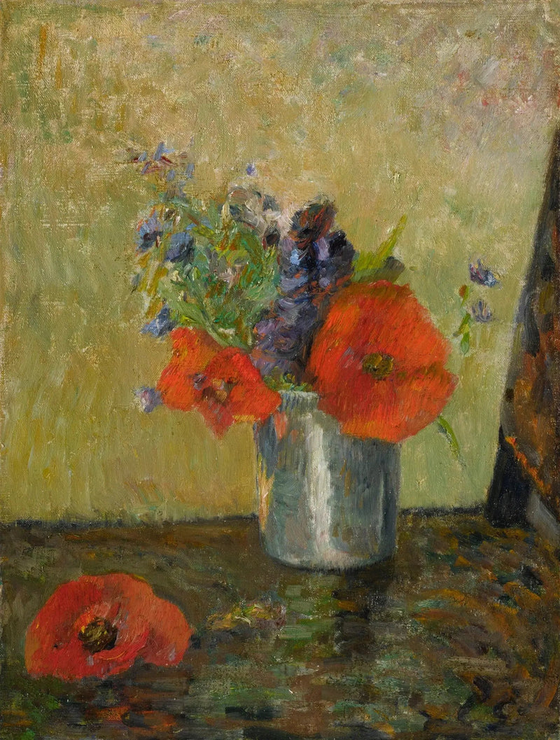 Zomerbloemen in een beker - Paul Gauguin