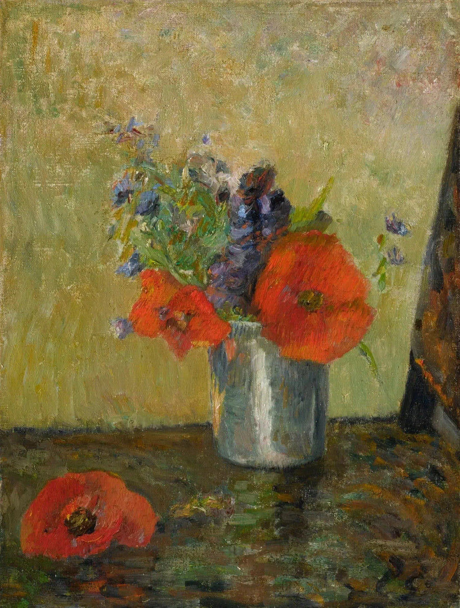Zomerbloemen in een beker - Paul Gauguin