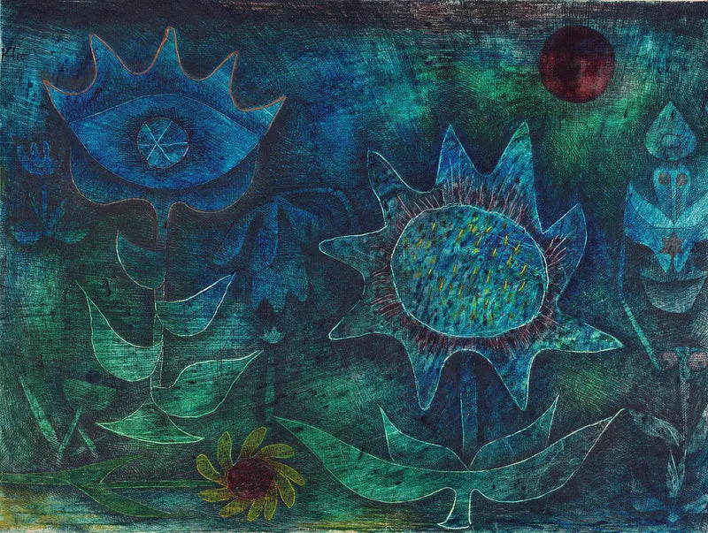 Bloemen in de nacht - Paul Klee