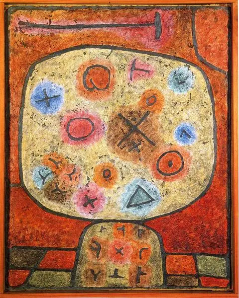 Bloemen in de steen - Paul Klee