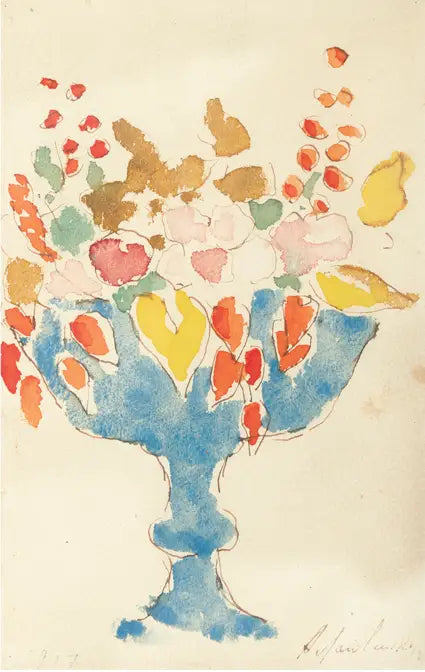 Bloemen in een blauwe vaas - Alexej von Jawlensky

Source:
FLEURS DANS UN VASE BLEU - Alexej von Jawlensky