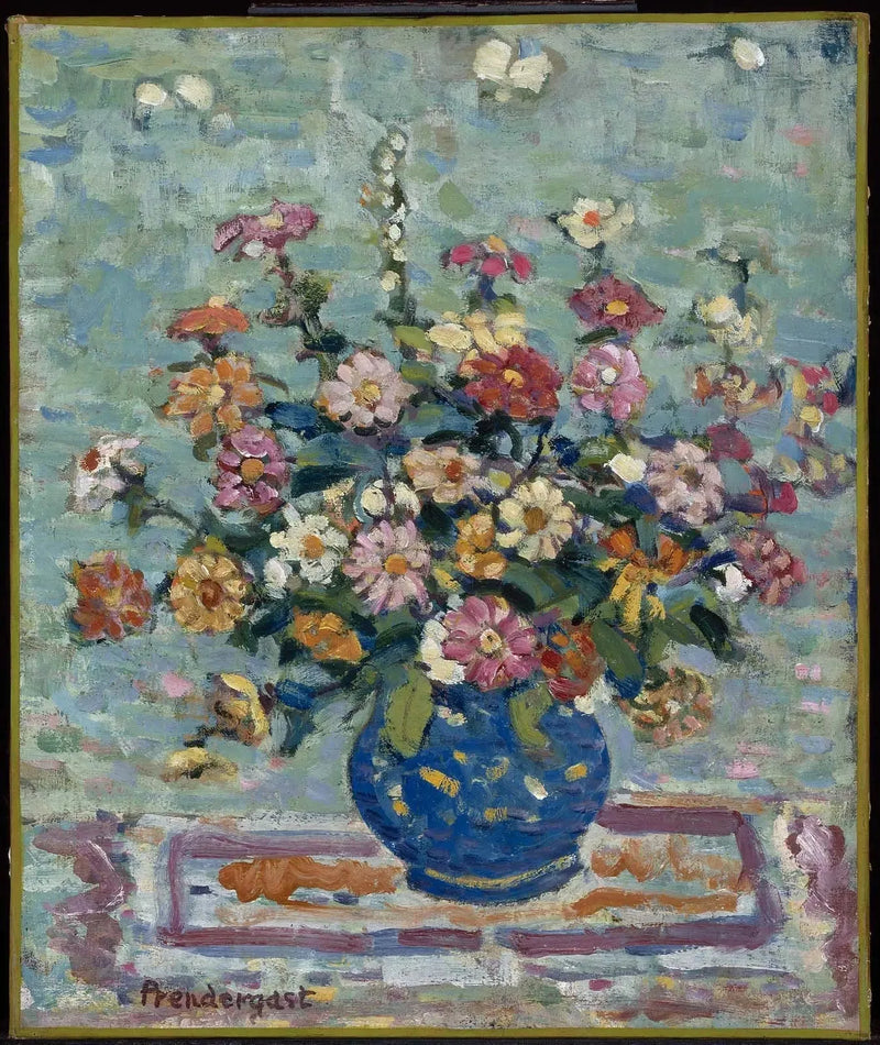 Bloemen in een blauwe vaas - Maurice Prendergast

Source:
Fleurs dans un vase bleu - Maurice Prendergast