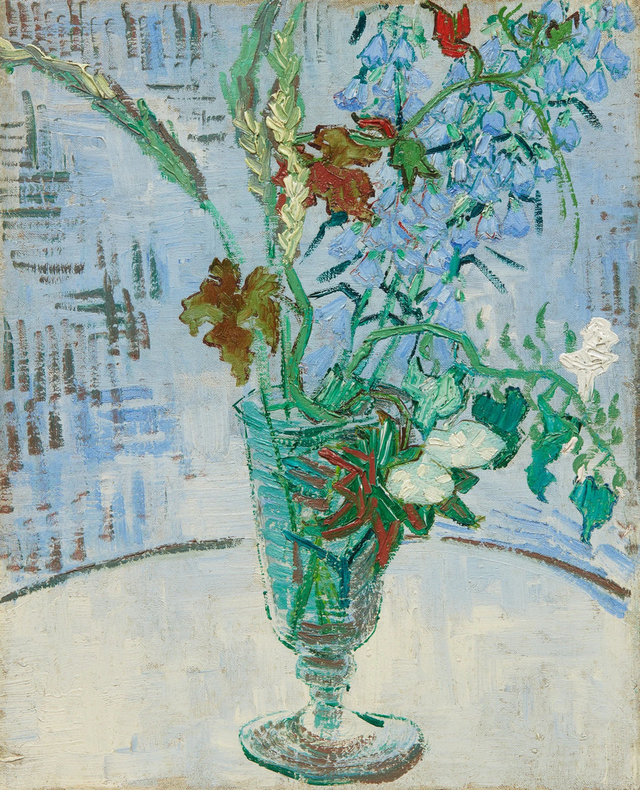 Bloemen in een glas - Vincent van Gogh