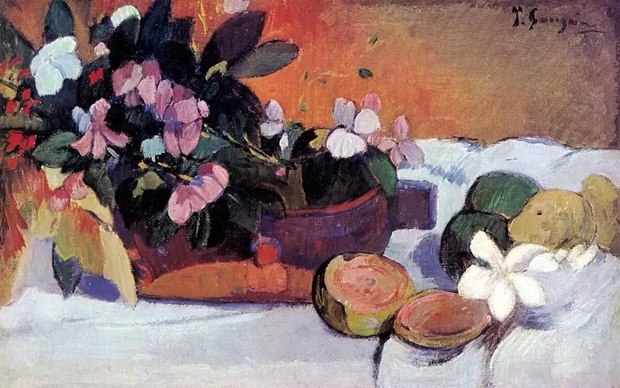 Bloemen in een vaas - Paul Gauguin