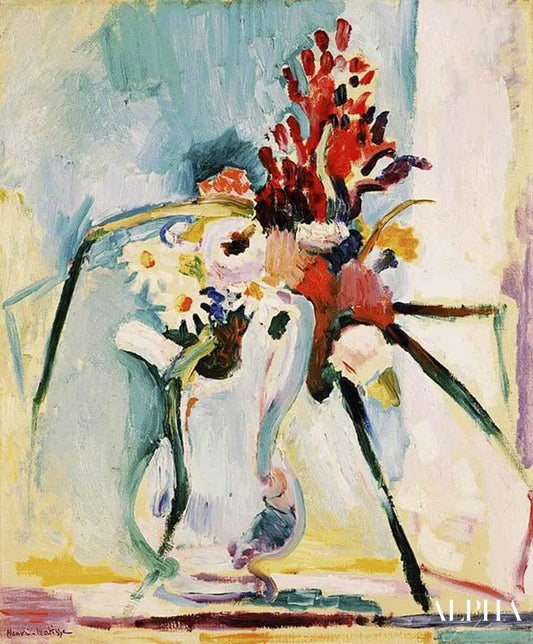 Fleurs dans une cruche - Matisse - Reproductions de tableaux et peintures haut de gamme