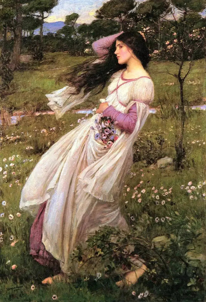 Bloemen van de winden - John William Waterhouse
