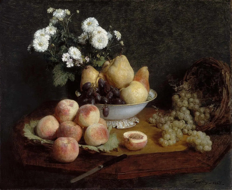 Bloemen en fruit op een tafel - Henri Fantin-Latour

Source:
Fleurs et fruits sur une table - Henri Fantin-Latour