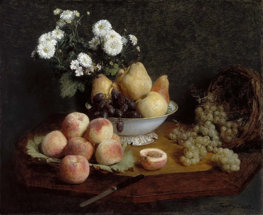 Bloemen en fruit op een tafel - Henri Fantin-Latour

Source:
Fleurs et fruits sur une table - Henri Fantin-Latour