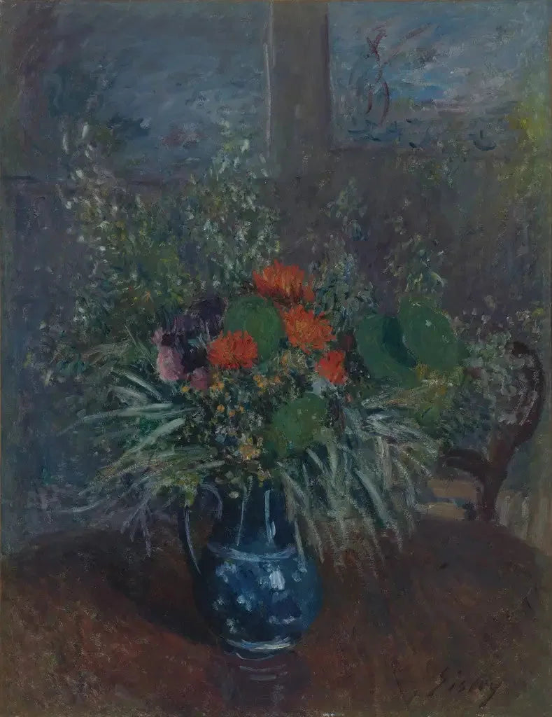 Wilde bloemen - Alfred Sisley