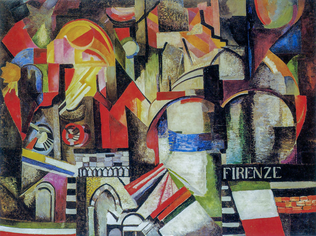 Florence - Alexandra Exter image 1 copie peinte à la main à l’huile