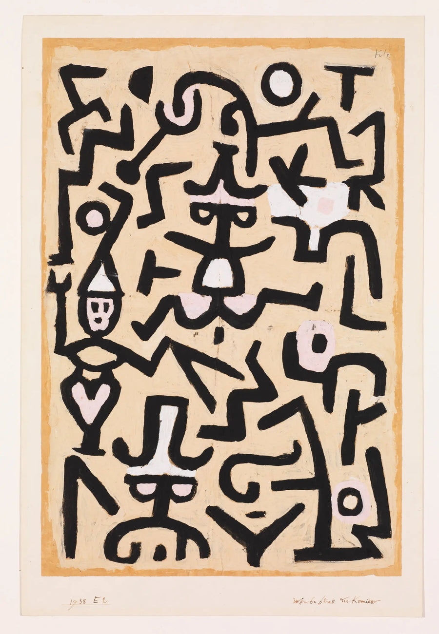 Flyer van de humoristen - Paul Klee