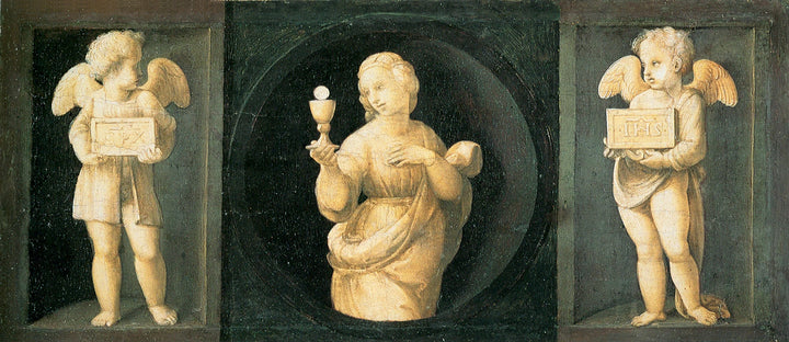Geloof, 1507 - Raphaël, predella Baglioni