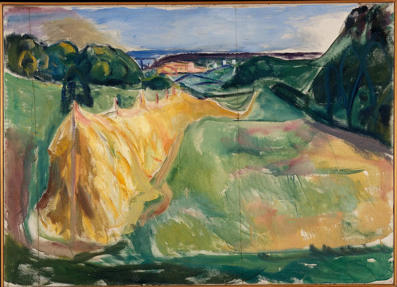Droogend hooi - Edvard Munch