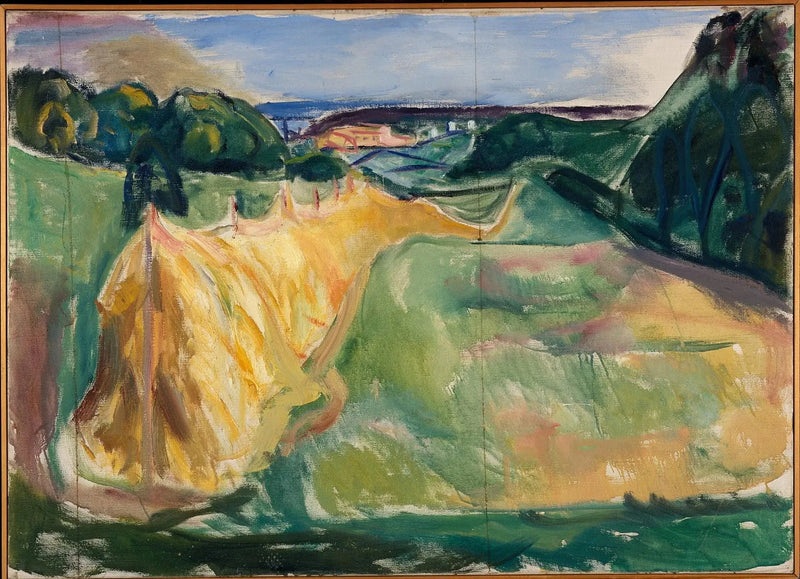 Droogend hooi - Edvard Munch
