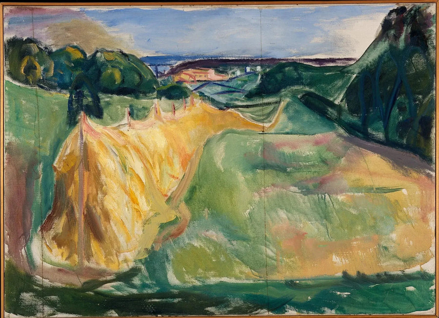 Droogend hooi - Edvard Munch