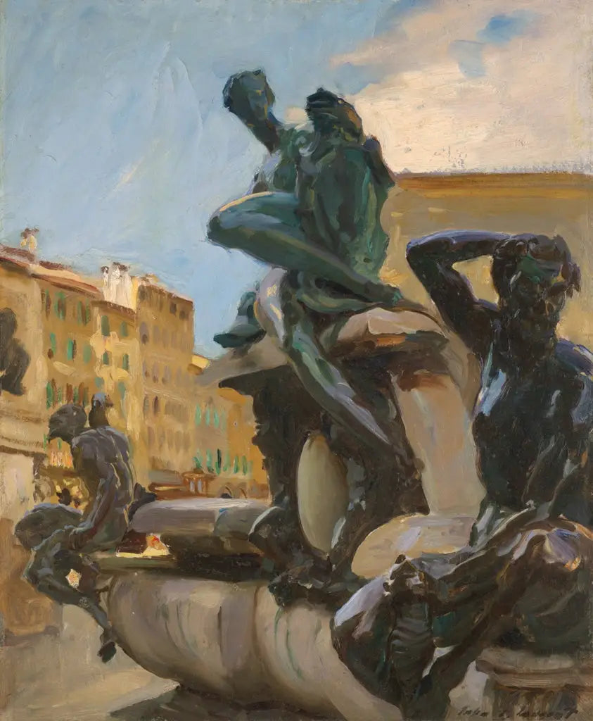 Neptunusfontein - John Singer Sargent