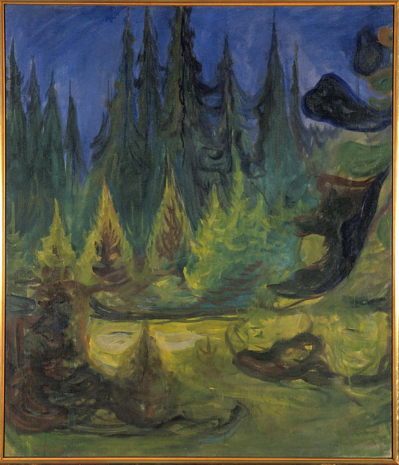 sparrenbos - Edvard Munch