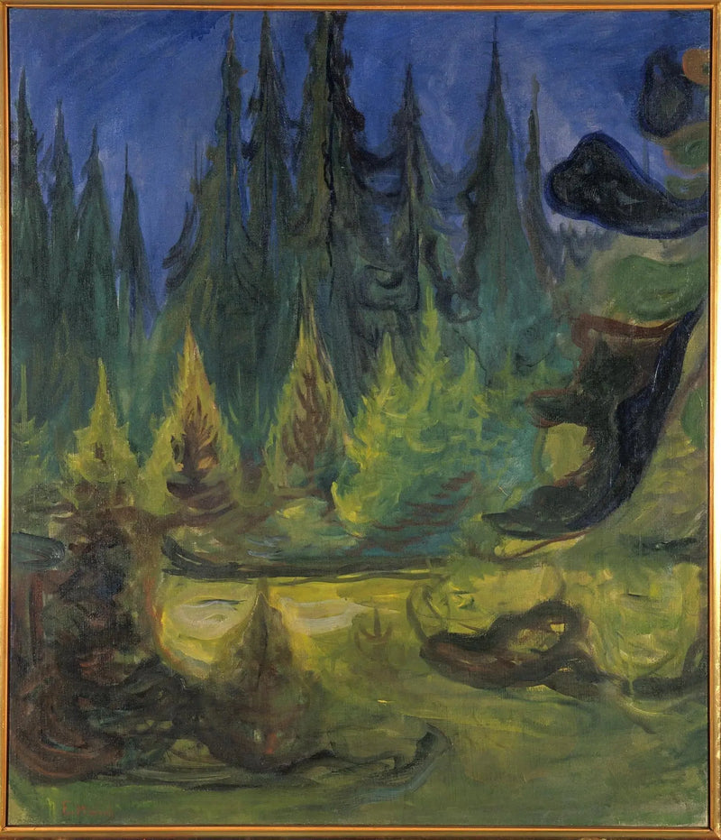 sparrenbos - Edvard Munch