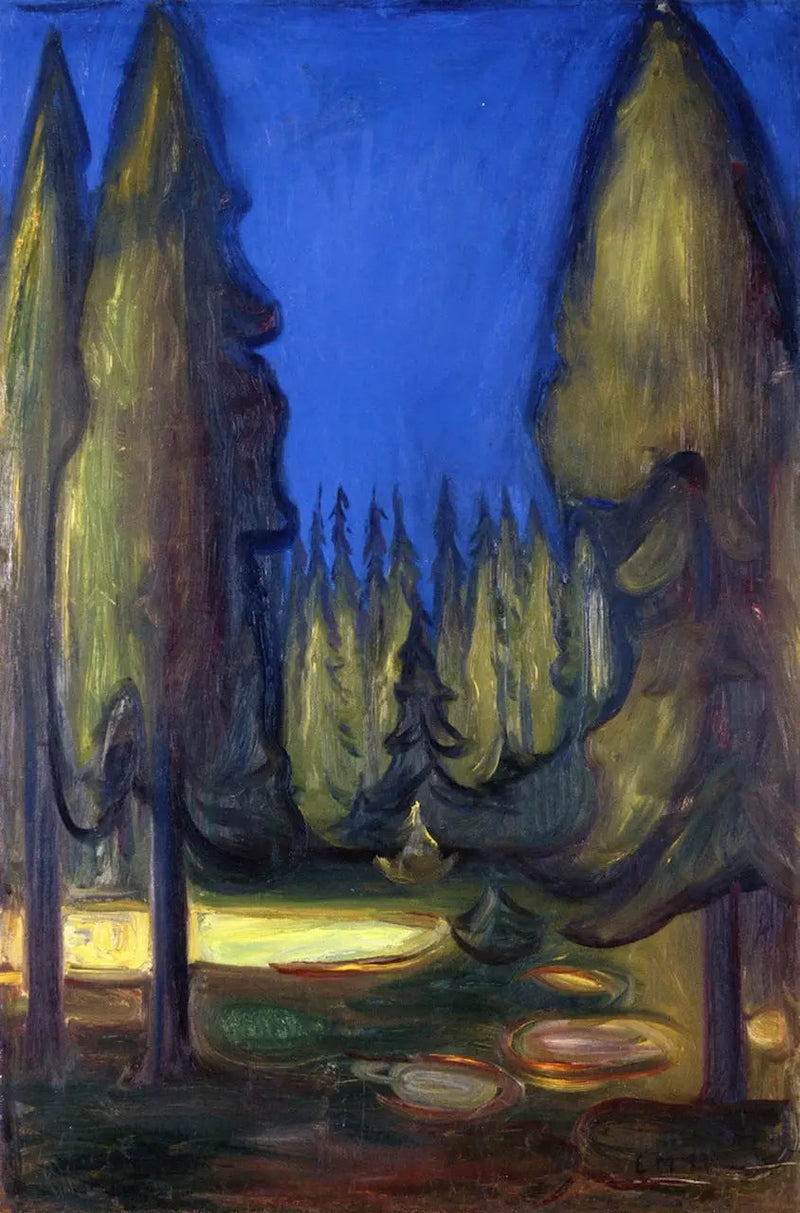 sparrenbos - Edvard Munch