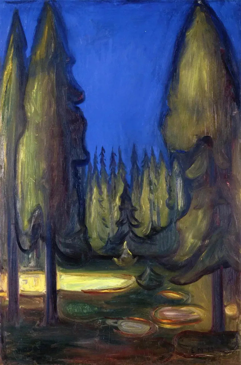 sparrenbos - Edvard Munch