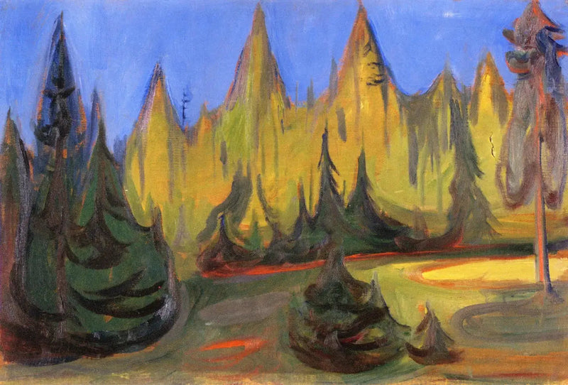 sparrenbos - Edvard Munch