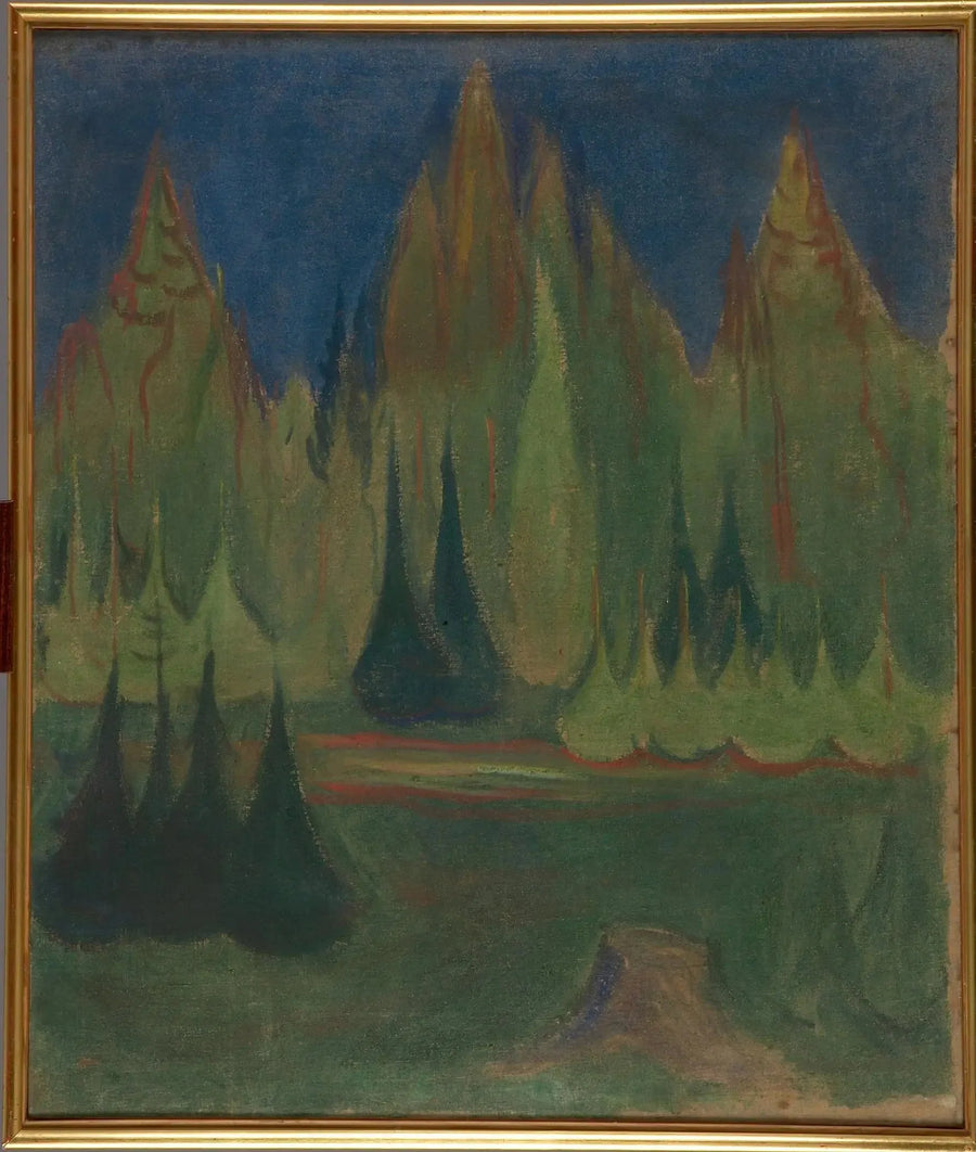 sparrenbos - Edvard Munch