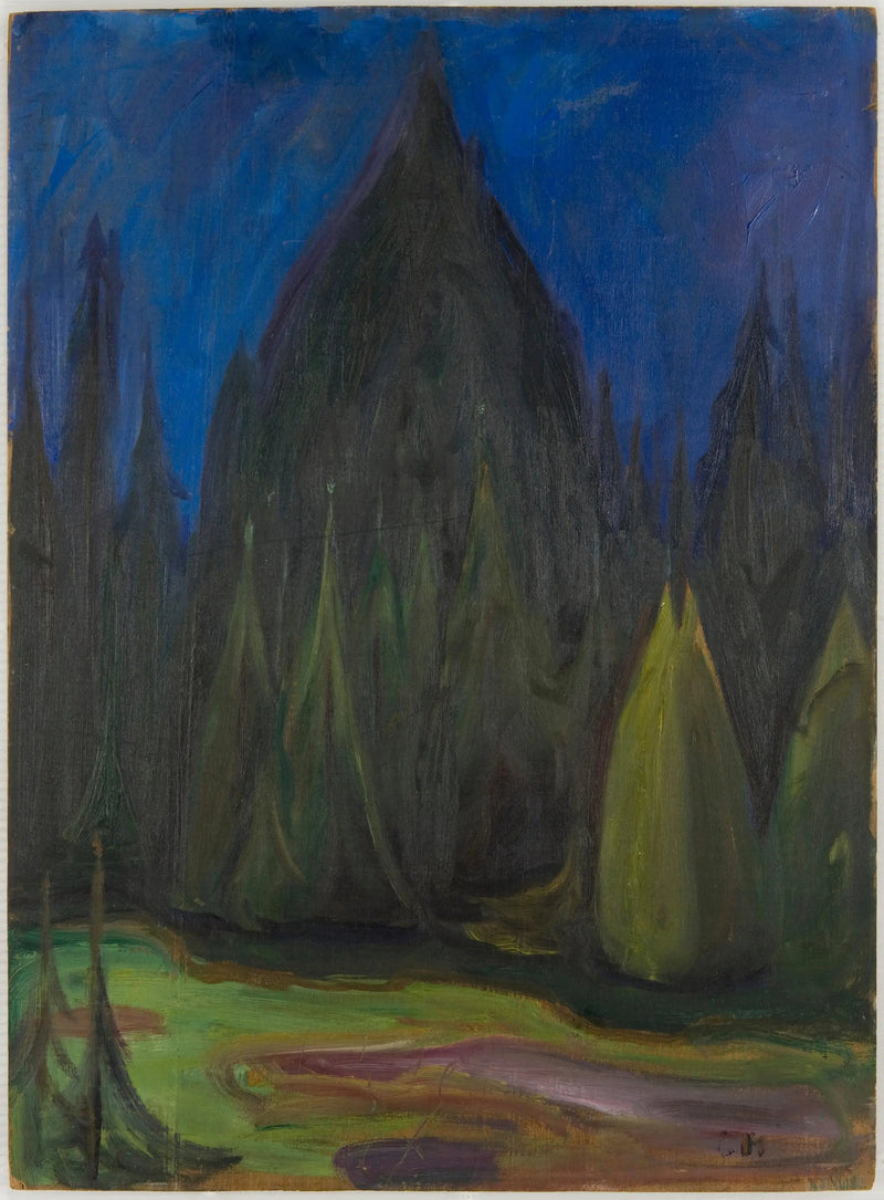 sparrenbos - Edvard Munch