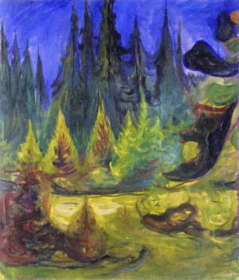 sparrenbos - Edvard Munch