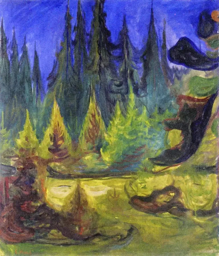 sparrenbos - Edvard Munch