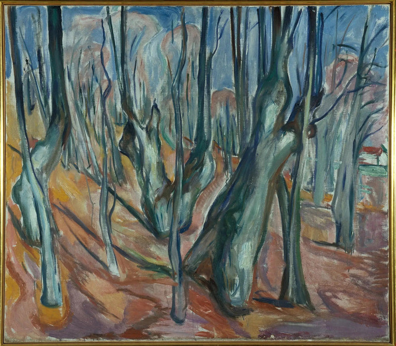 linde bos in de lente - Edvard Munch
