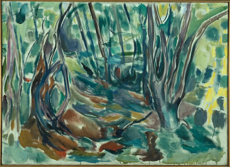 zomer van de iepenwoud - Edvard Munch