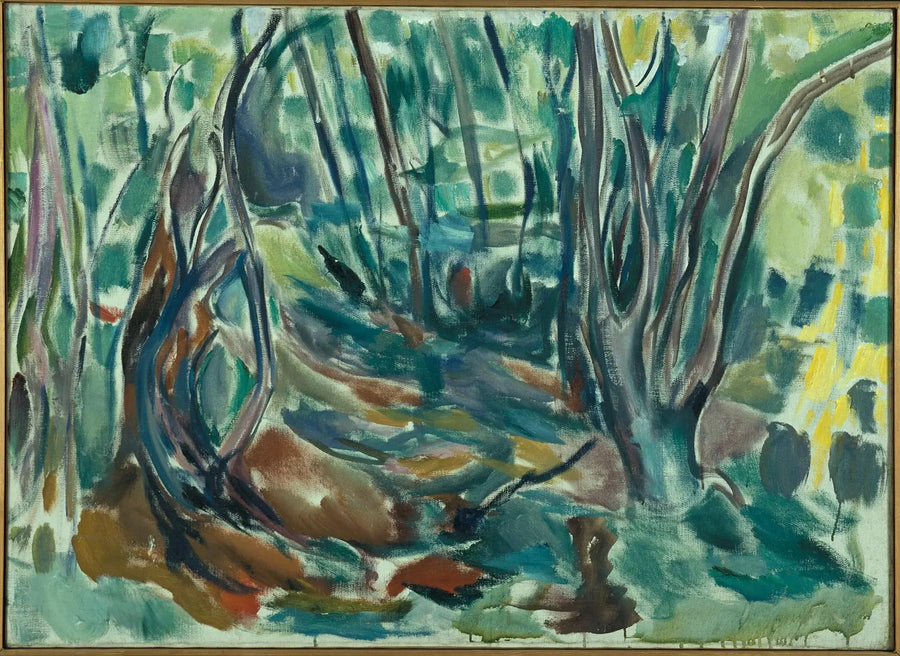 zomer van de iepenwoud - Edvard Munch