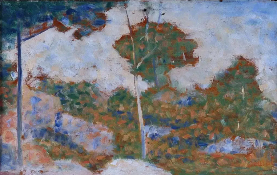 Barbizonbos in de herfst - Georges Seurat