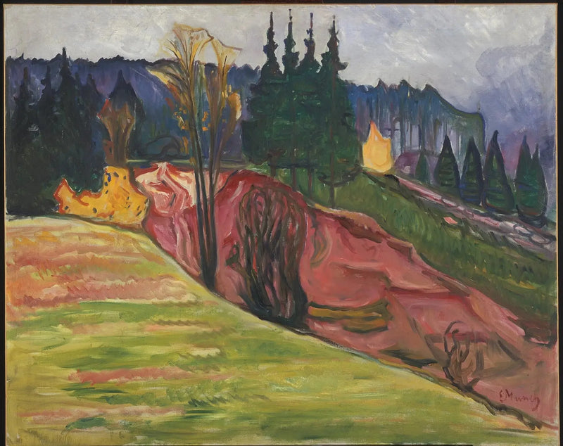 Thüringer Woud - Edvard Munch