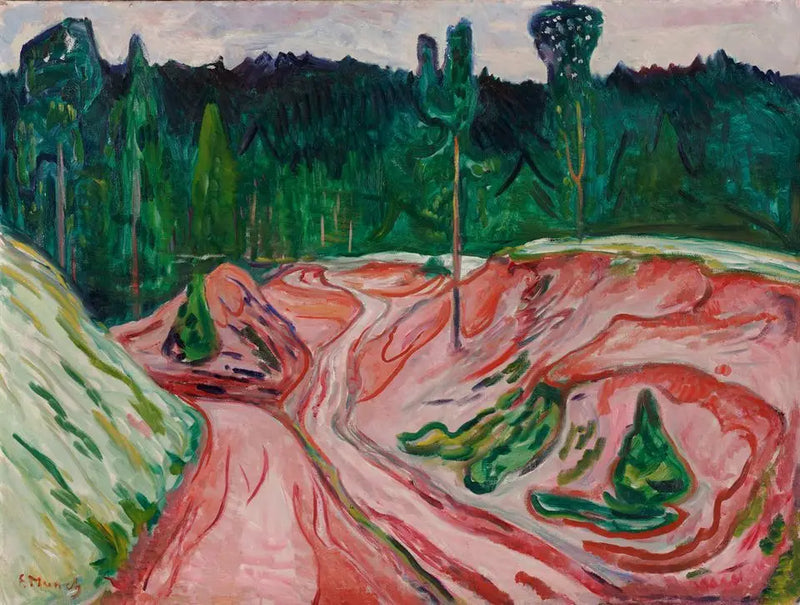 Thüringer Woud - Edvard Munch