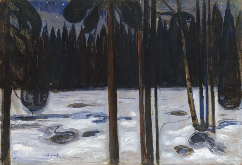 winterwoud - Edvard Munch