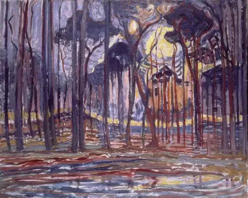Bos in Oele - Piet Mondrian