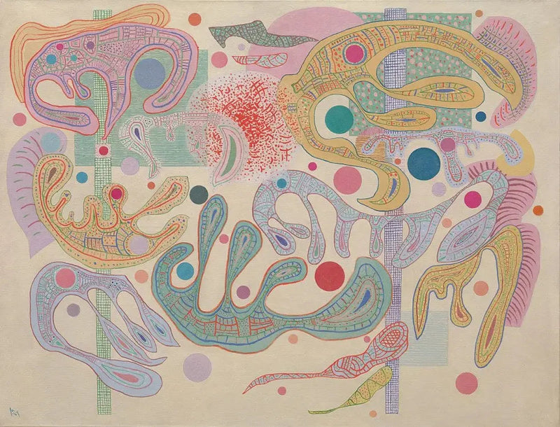Grillige vormen - Vassily Kandinsky