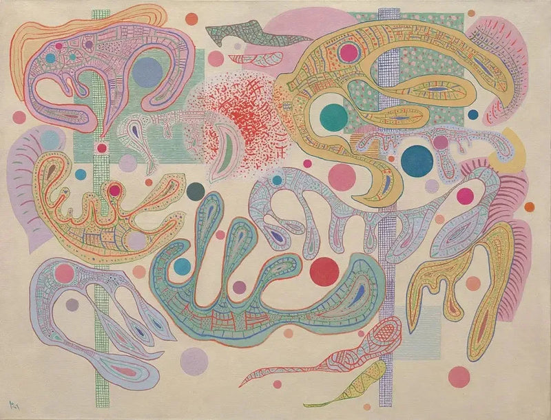 Grillige vormen - Vassily Kandinsky