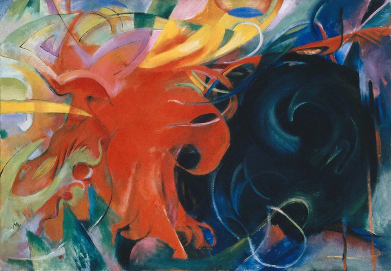 Strijdende vormen - Franz Marc
