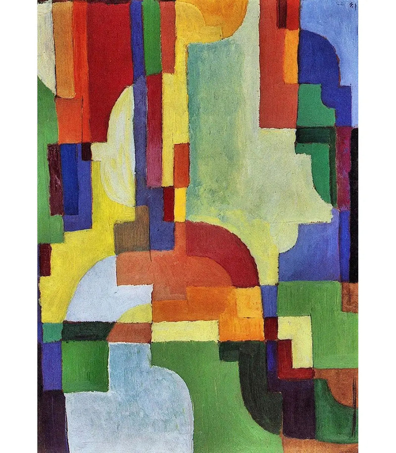 Kleurvormen I - August Macke